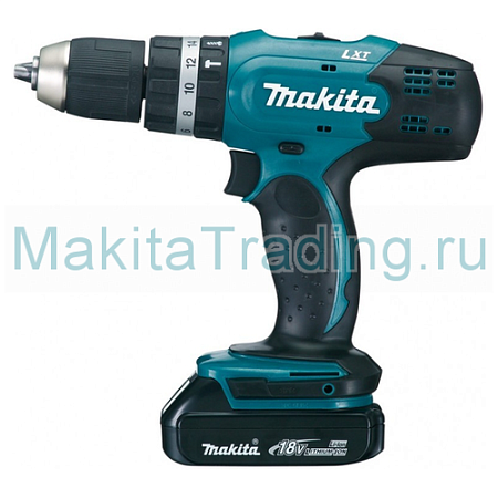 Аккумуляторная дрель-шуруповерт Makita DHP453SHE