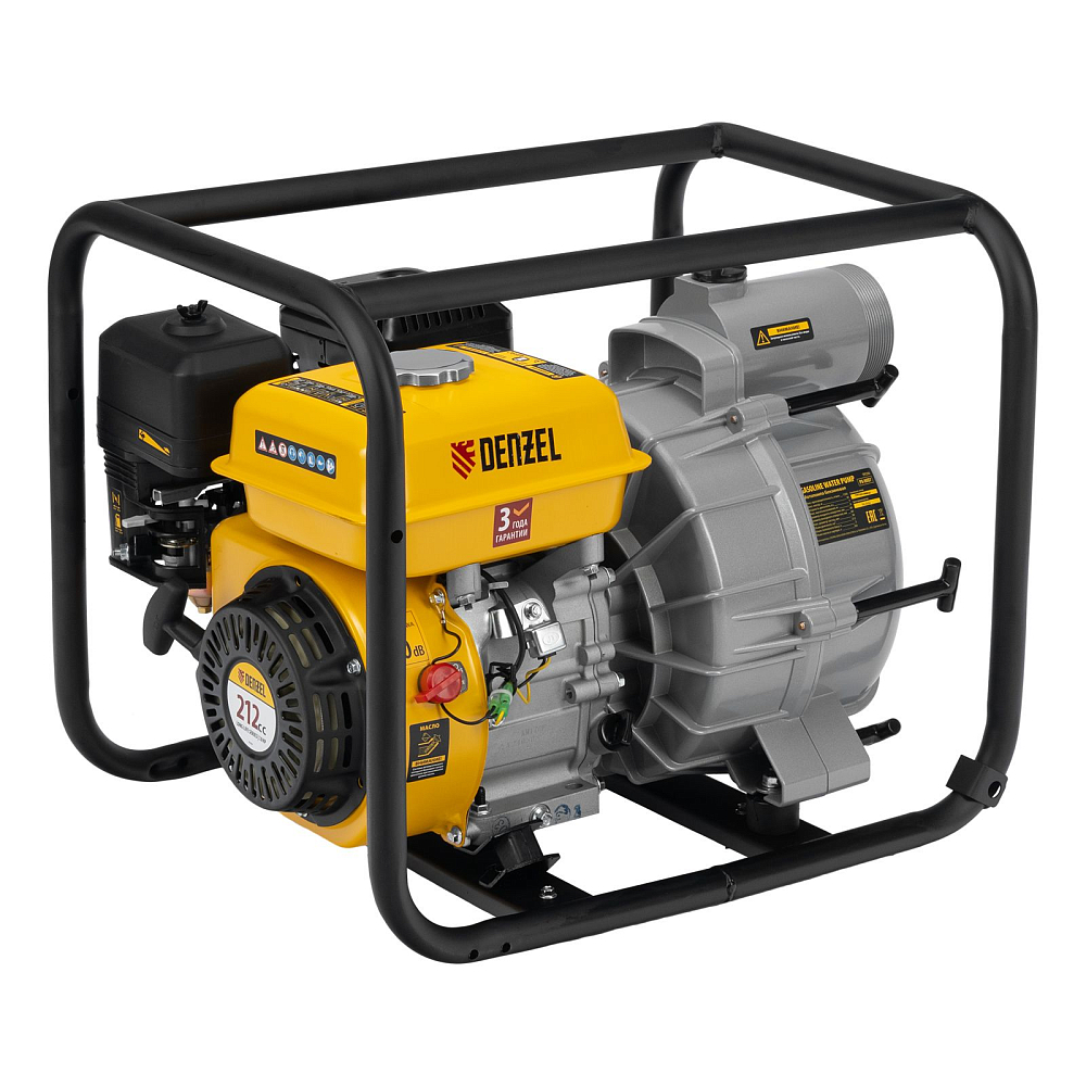 Мотопомпа бензиновая для грязной воды PX-80D7 Denzel 99206