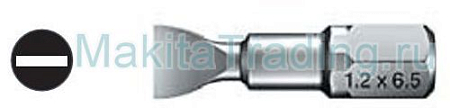 Плоский шлиц Makita B-25301 0.8x5.5мм 50мм 3шт
