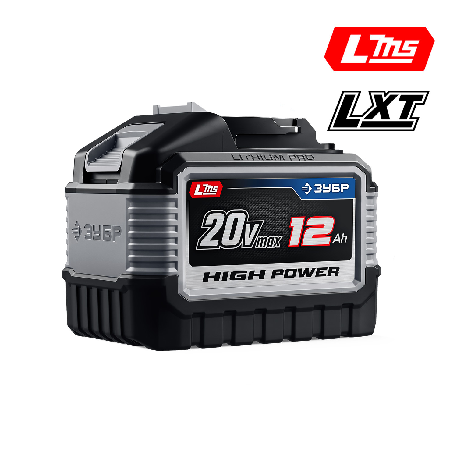Аккумулятор ЗУБР 20В High Power, LMS/LXT, 12,0Ач (BP-H-20-12)