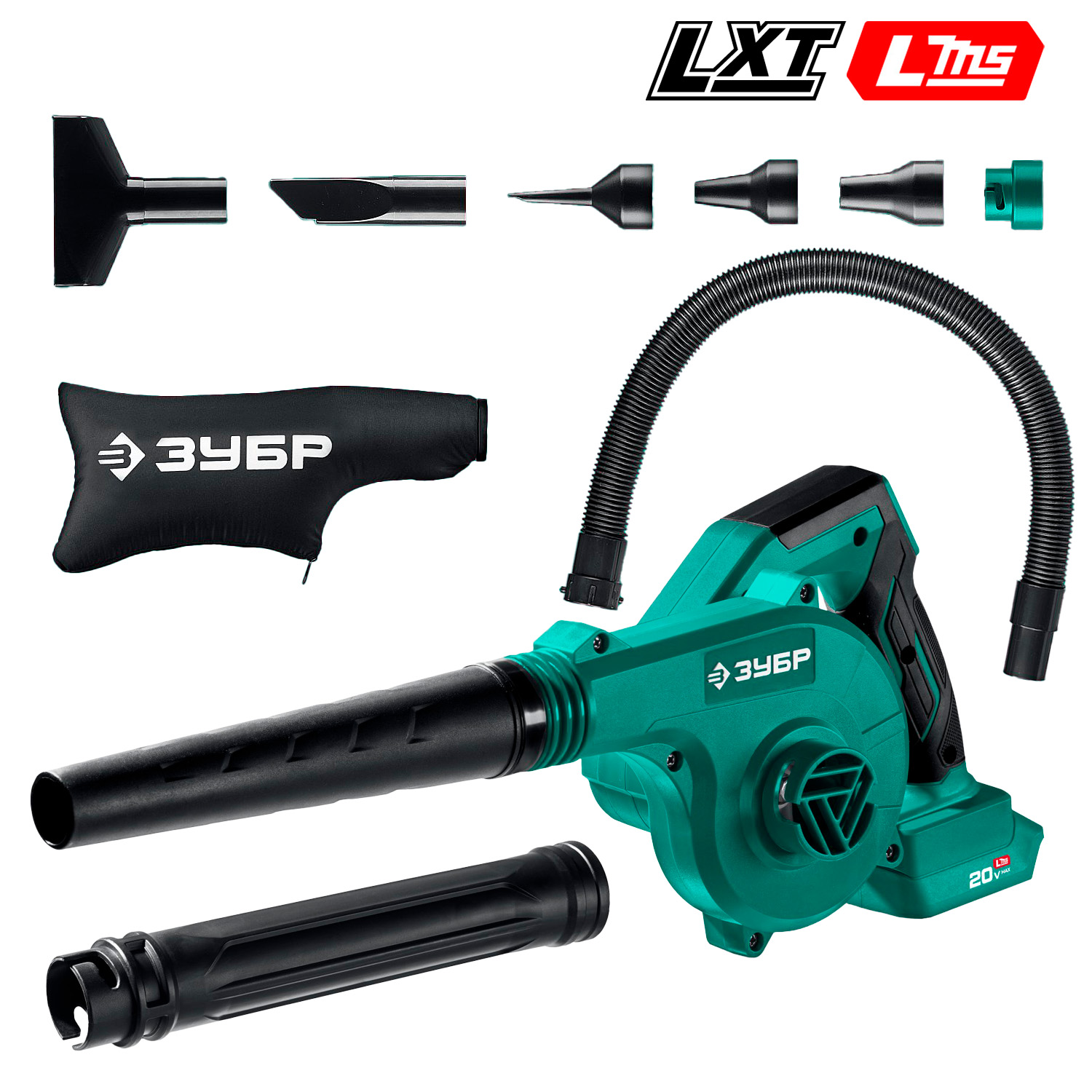 Аккумуляторная воздуходувка Зубр ВА-200