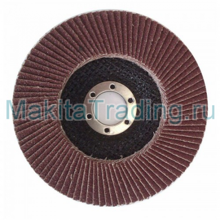 Лепестковый шлифовальный диск Макита 115мм 120К наклонный A (D-27062)