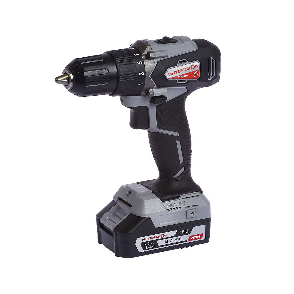 Аккумуляторная дрель-шуруповерт Интерскол ДА-13/18ВК (575.2.2.70)