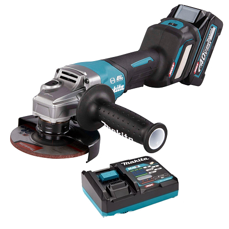 Аккумуляторная угловая шлифмашина XGT Makita GA029GZ + аккумулятор 4 Ач (BL4040) и быстрое зарядное устройство (DC40RA) в подарок