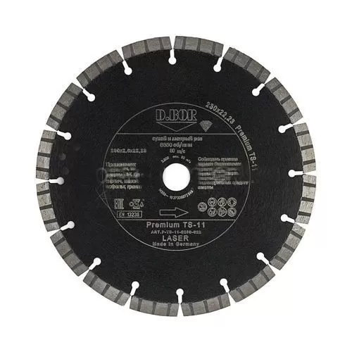Алмазный диск Premium TS-11, 400 x 3,2 x 25,40 D.BOR D-P-TS-11-0400-025