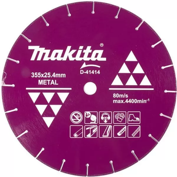 Диск алмазный по металлу 355x25.4 мм Makita D-41414