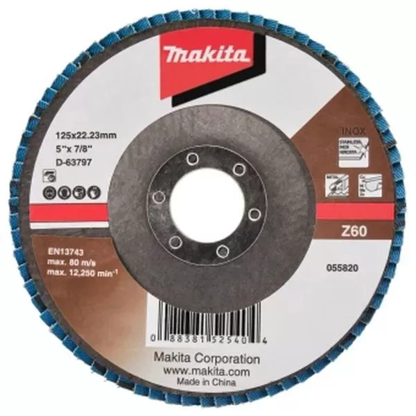 Лепестковый шлифовальный диск Makita D-63797
