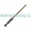 Сверло по металлу HSS-TiN Makita D-46523 5.2x102мм